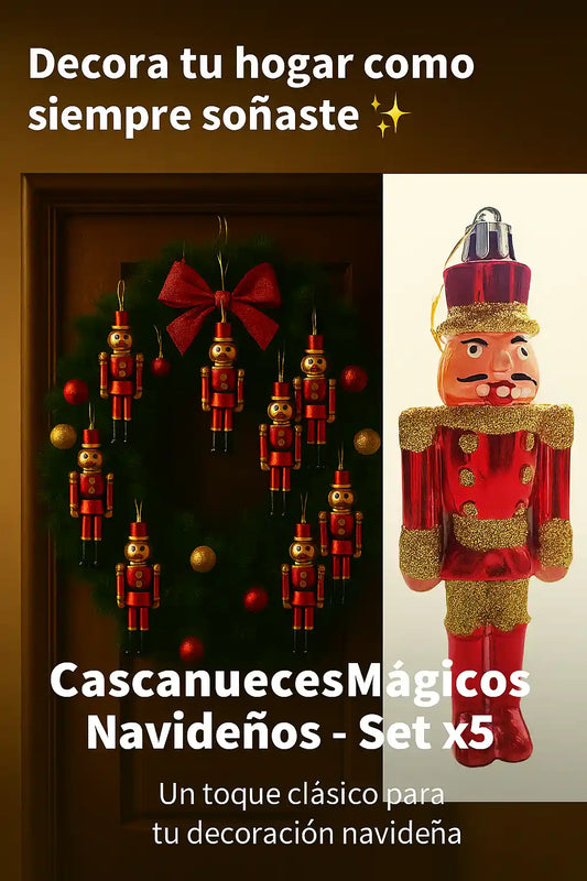 Cascanueces Mágicos Navideños – Set x5
