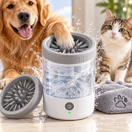 Limpiador Eléctrico de Patas para Mascotas